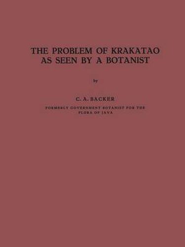 Cover image for The Problem of Krakatao as Seen by a Botanist