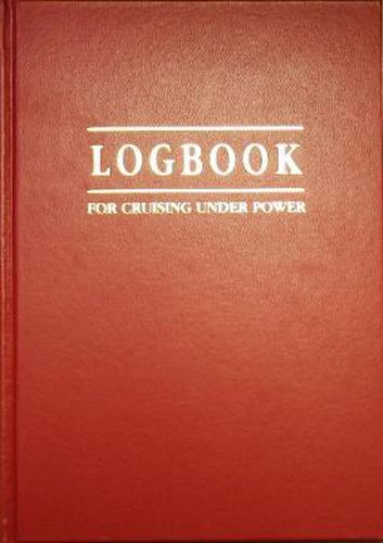 Log Book for Cruising Under Power