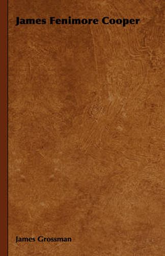 Cover image for James Fenimore Cooper