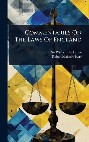 Cover image for Commentaries On The Laws Of England