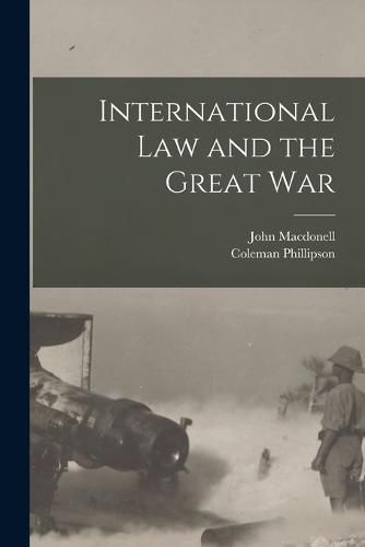 International Law and the Great War