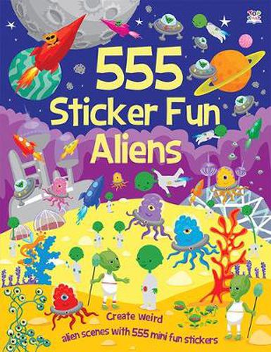 Cover image for 555 Sticker Fun - Alien Activity Book