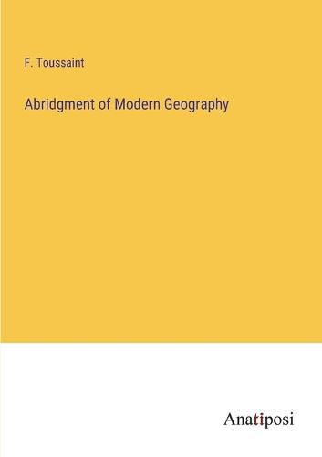 Cover image for Abridgment of Modern Geography