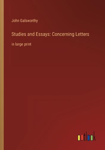 Cover image for Studies and Essays