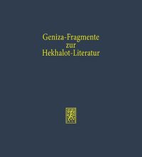 Cover image for Geniza-Fragmente zur Hekhalot-Literatur