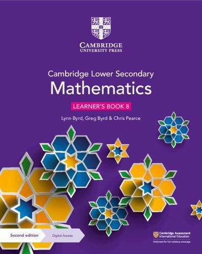 Cambridge Lower Secondary Mathematics Learner's Book 8 with Digital Access (1 Year)