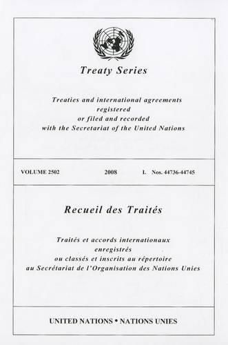 Cover image for Treaty Series: Volume 2502
