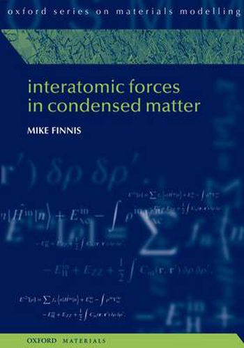 Cover image for Interatomic Forces in Condensed Matter