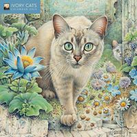 Cover image for Ivory Cats by Lesley Anne Ivory Mini Wall Calendar 2024 (Art Calendar)