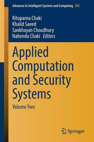 Cover image for Applied Computation and Security Systems: Volume Two