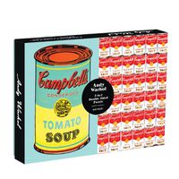 Cover image for Andy Warhol Soup Can 2 Sided 500 Piece Puzzle
