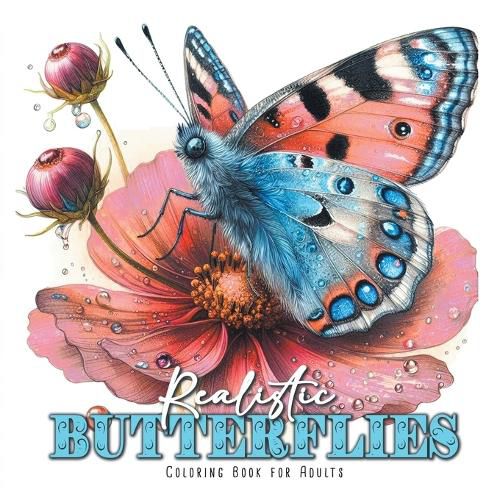 Cover image for Mandala Butterflies Coloring Book for Adults