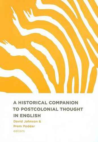 Cover image for A Historical Companion to Postcolonial Thought in English