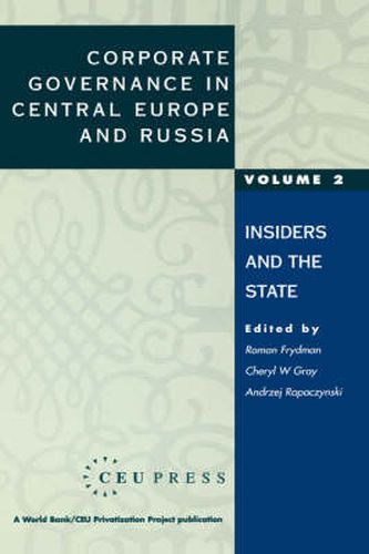 Cover image for Corporate Governance in Central Europe and Russia: Banks, Funds, and Foreign Investors