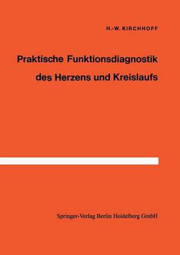 Cover image for Praktische Funktionsdiagnostik Des Herzens Und Kreislaufs