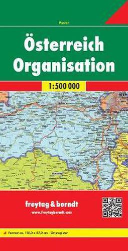 Cover image for Austria Organisation Map 1:500 000