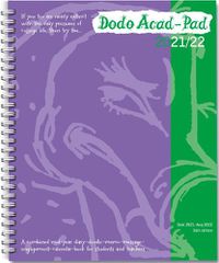 Cover image for Dodo Acad-Pad 2021-2022 Mid Year Desk Diary, Academic Year, Week to View