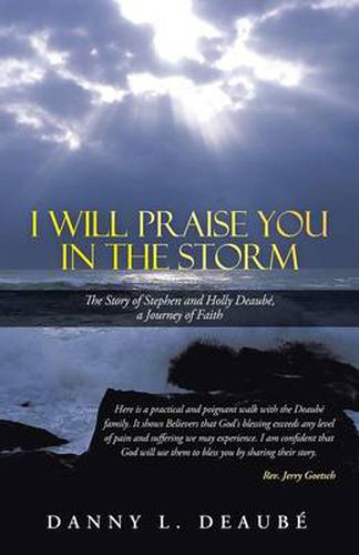 Cover image for I Will Praise You in the Storm: The Story of Stephen and Holly Deaube, a Journey of Faith