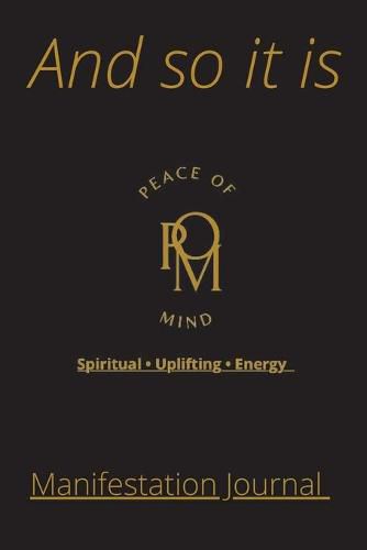 Cover image for And So It Is Manifestation Journal