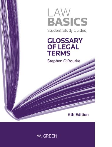 Cover image for Glossary of Legal Terms LawBasics