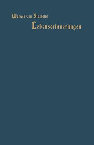 Cover image for Lebenserinnerungen: Mit Dem Bildnis Des Verfassers in Kupferatzung