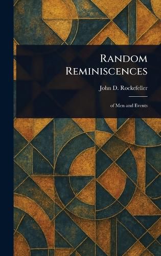 Cover image for Random Reminiscences