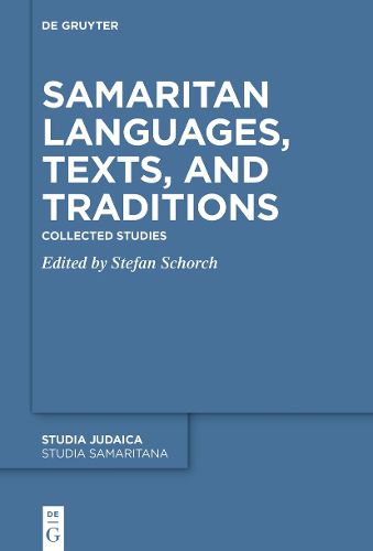 Cover image for Samaritan Languages, Texts, and Traditions