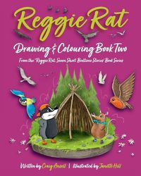 Cover image for Reggie Rat Drawing & Colouring Book 2