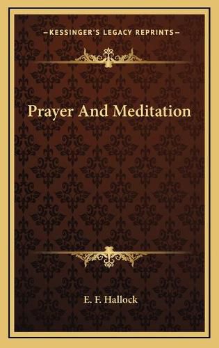 Cover image for Prayer and Meditation