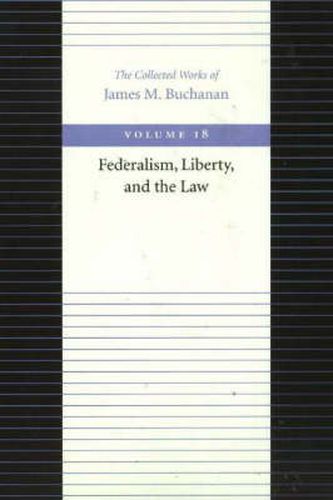 Cover image for Federalism Liberty & the Law