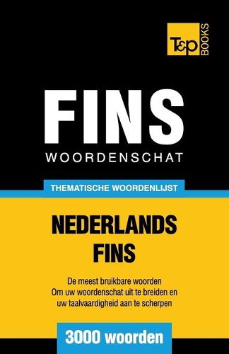 Cover image for Thematische woordenschat Nederlands-Fins - 3000 woorden