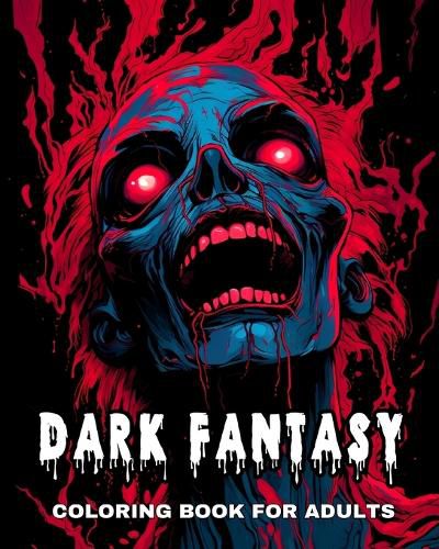 Cover image for Dark Fantasy Coloring Book for Adults