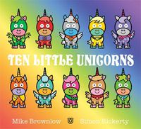 Cover image for Ten Little Unicorns