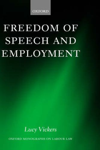 Cover image for Freedom of Speech and Employment