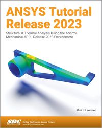 Cover image for ANSYS Tutorial Release 2023