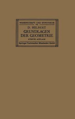 Grundlagen Der Geometrie