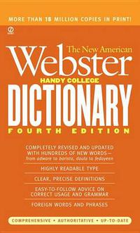 Cover image for The New American Webster Handy College Dictionary: Fourth Edition