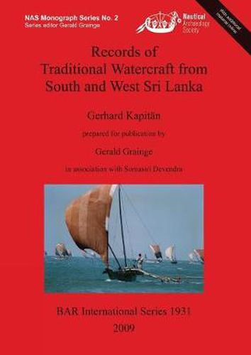 Cover image for Records of Traditional Watercraft from South and West Sri Lanka