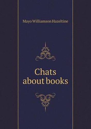 Cover image for Chats about books