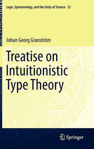 Cover image for Treatise on Intuitionistic Type Theory