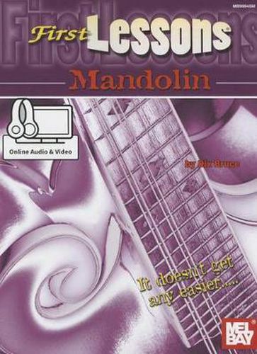 Cover image for First Lessons Mandolin Book: With Online Audio and Video