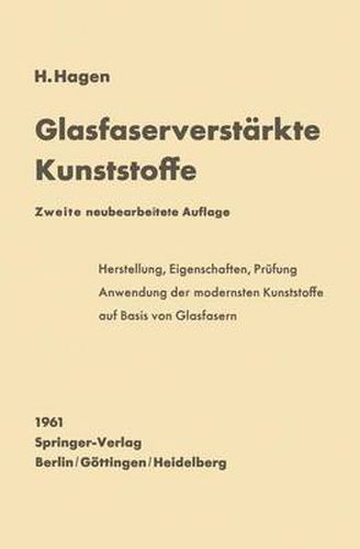 Cover image for Glasfaserverstarkte Kunststoffe