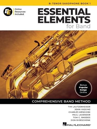 Cover image for Essential Elements for Band - Bb Tenor Sax Book 1