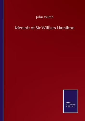 Cover image for Memoir of Sir William Hamilton