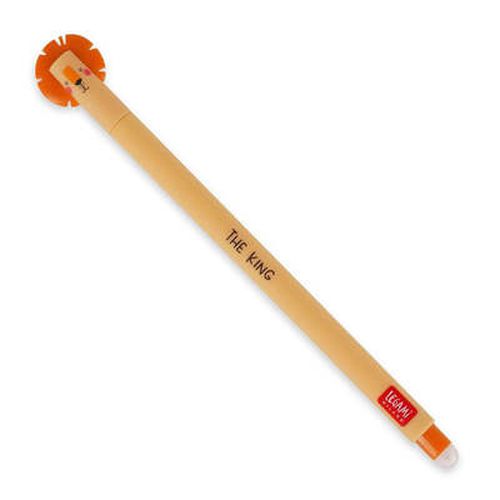 Lion Erasable Pen (Orange Ink)