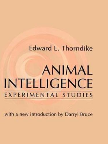 Cover image for Animal Intelligence: Experimental Studies