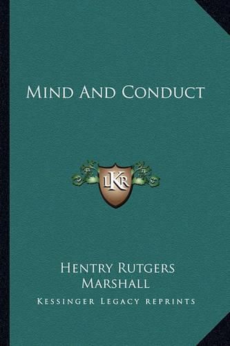 Cover image for Mind and Conduct