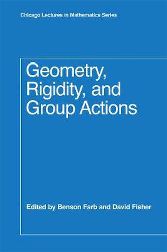 Cover image for Geometry, Rigidity, and Group Actions