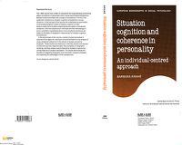 Cover image for Situation Cognition and Coherence in Personality: An Individual-Centred Approach