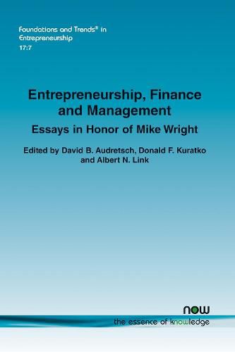 Entrepreneurship, Finance and Management: Essays in Honor of Mike Wright